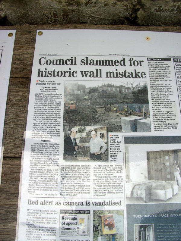 Tudor Damaged Wall Outrage