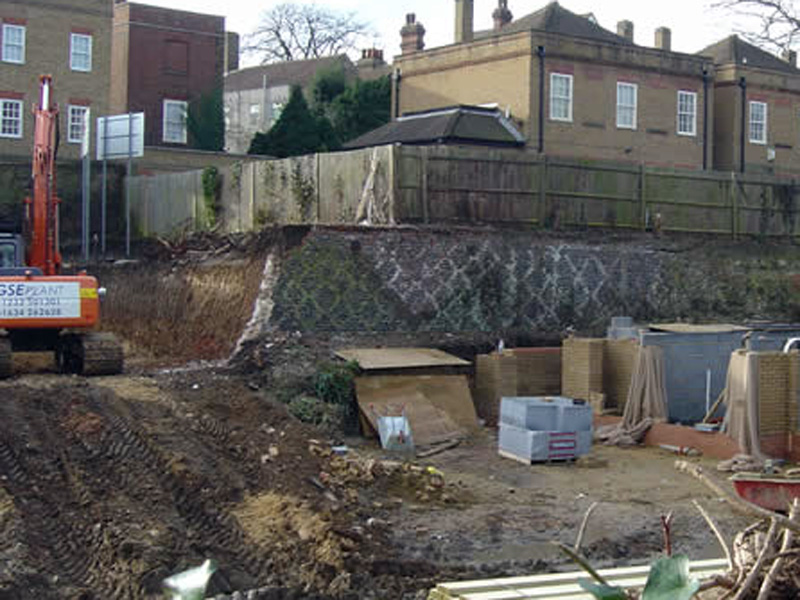 Damaged Tudor Wall Outrage
