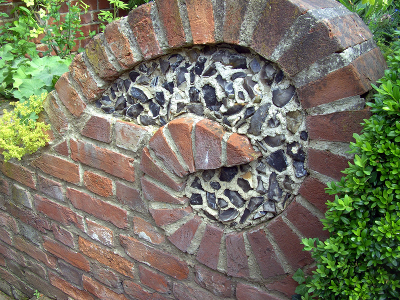 Brick and Flint Scroll