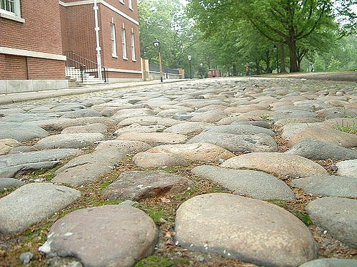 Cobblestone in the United States