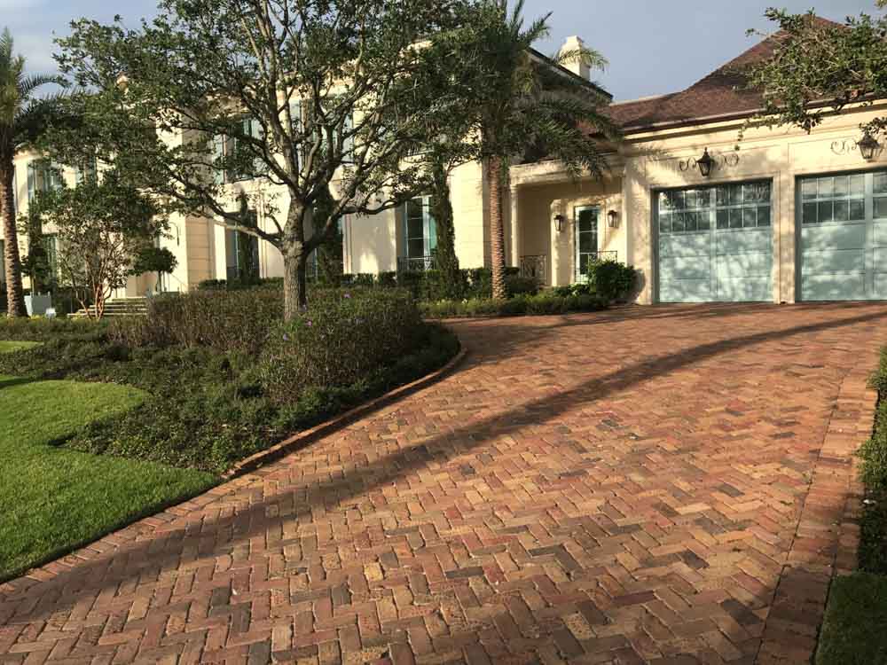 Reclaimed Brick Driveways