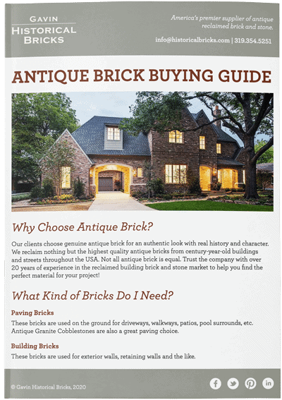 Antique Brick Buying Guide Cover